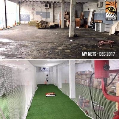 My Nets before and after