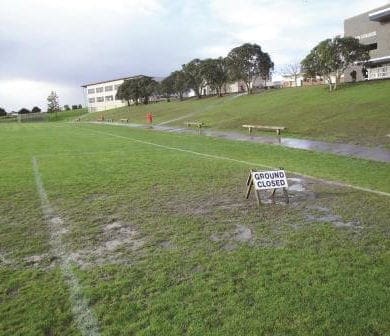 Wet pitch