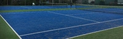 Russell Tennis Club with upgrade the courts with a TigerTurf synthetic turf
