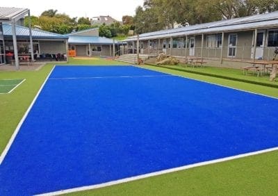 Ponsonby Intermediate with blue artificial Grass