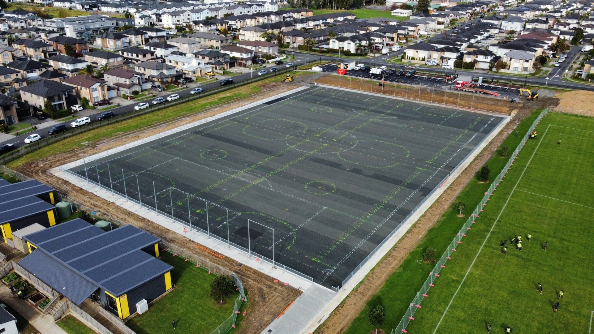 Environmentally Responsible Sports Field Using ecocept and NRG2